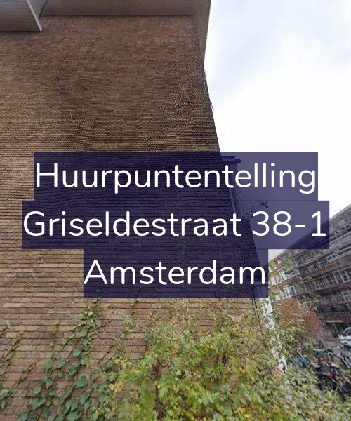 Foto gevel Huurpuntentelling voor Griseldestraat 38-1, Amsterdam