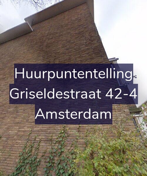Foto gevel Huurpuntentelling voor Griseldestraat 42-4, Amsterdam