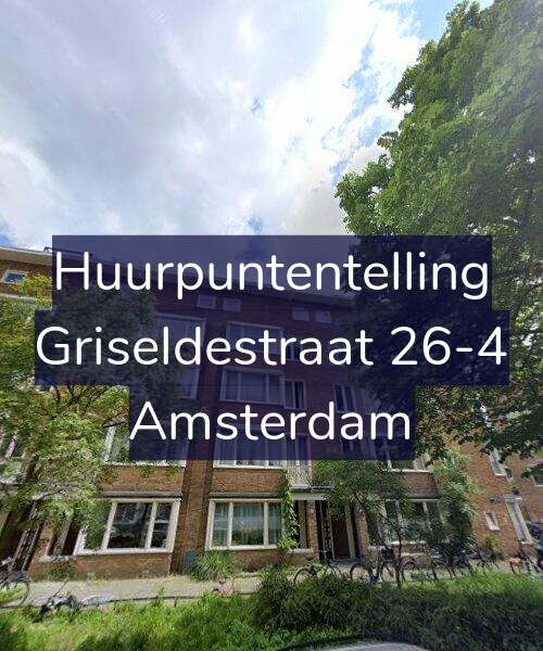 Foto gevel Huurpuntentelling voor Griseldestraat 26-4, Amsterdam