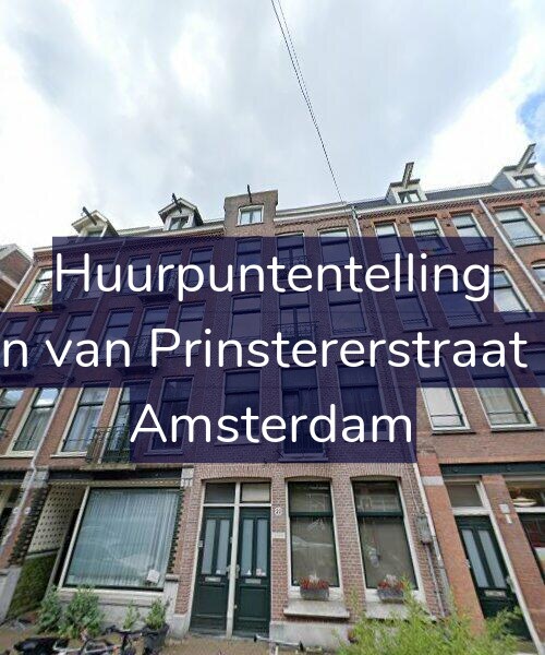 Foto gevel Huurpuntentelling voor Groen van Prinstererstraat 22-1, Amsterdam