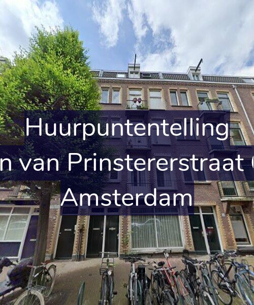 Foto gevel Huurpuntentelling voor Groen van Prinstererstraat 66-H, Amsterdam