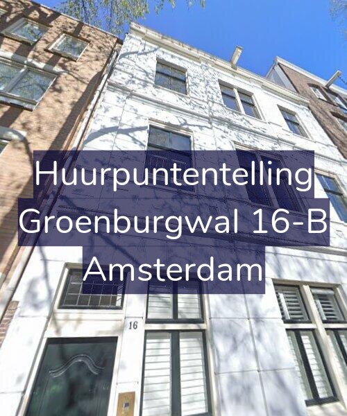 Foto gevel Huurpuntentelling voor Groenburgwal 16-B, Amsterdam