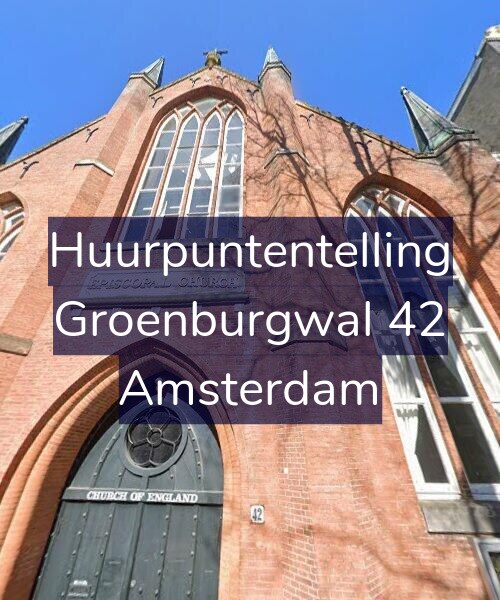 Foto gevel Huurpuntentelling voor Groenburgwal 42, Amsterdam