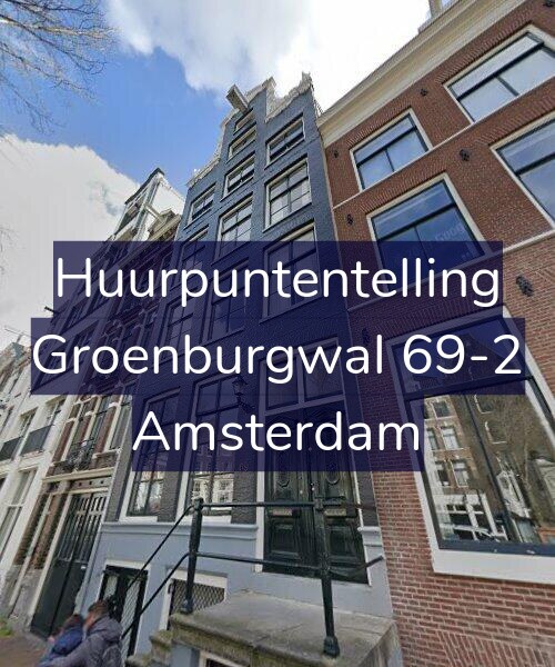 Foto gevel Huurpuntentelling voor Groenburgwal 69-2, Amsterdam