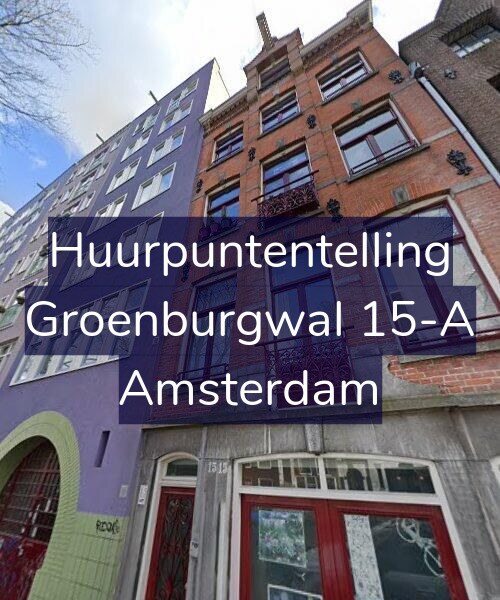 Foto gevel Huurpuntentelling voor Groenburgwal 15-A, Amsterdam