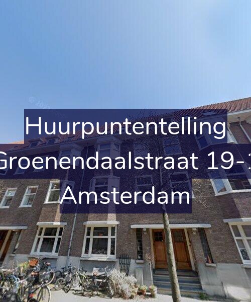 Foto gevel Huurpuntentelling voor Groenendaalstraat 19-1, Amsterdam