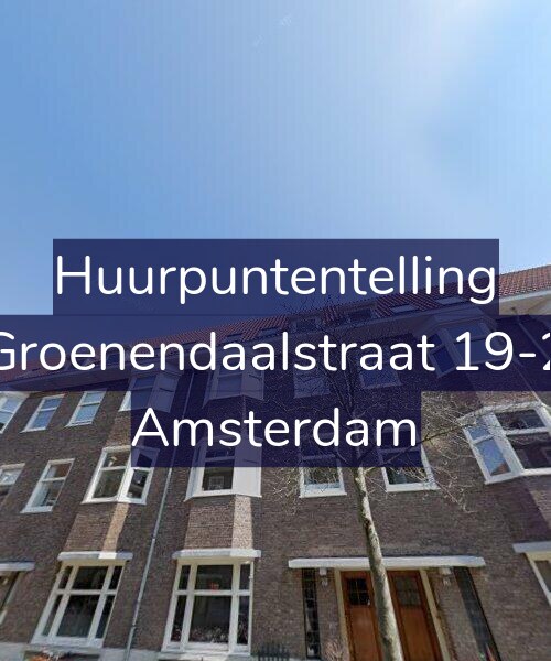 Foto gevel Huurpuntentelling voor Groenendaalstraat 19-2, Amsterdam