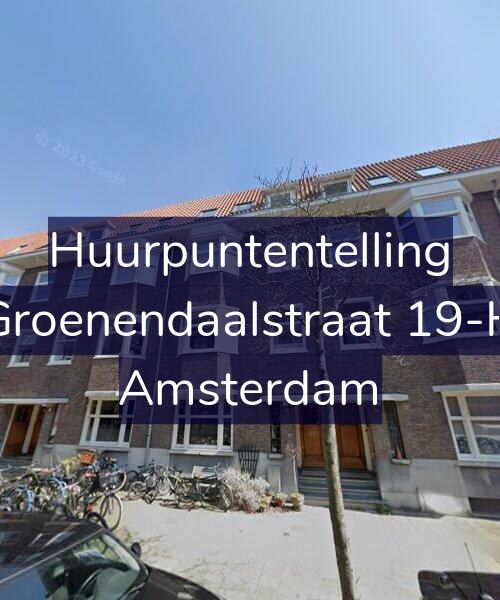 Foto gevel Huurpuntentelling voor Groenendaalstraat 19-H, Amsterdam
