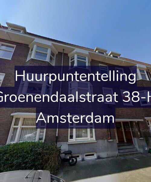 Foto gevel Huurpuntentelling voor Groenendaalstraat 38-H, Amsterdam
