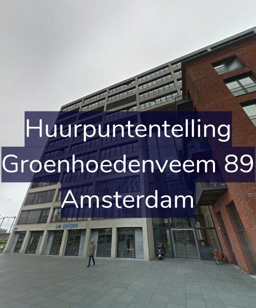 Foto gevel Huurpuntentelling voor Groenhoedenveem 89, Amsterdam