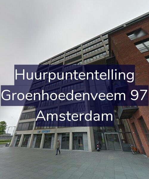 Foto gevel Huurpuntentelling voor Groenhoedenveem 97, Amsterdam