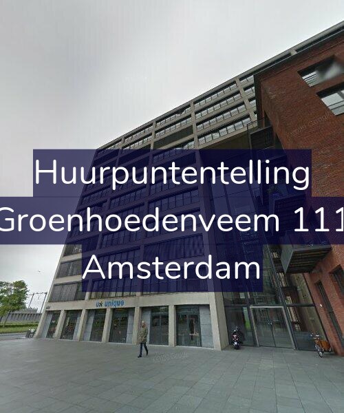 Foto gevel Huurpuntentelling voor Groenhoedenveem 111, Amsterdam