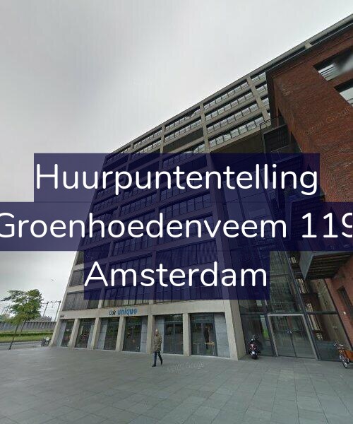 Foto gevel Huurpuntentelling voor Groenhoedenveem 119, Amsterdam