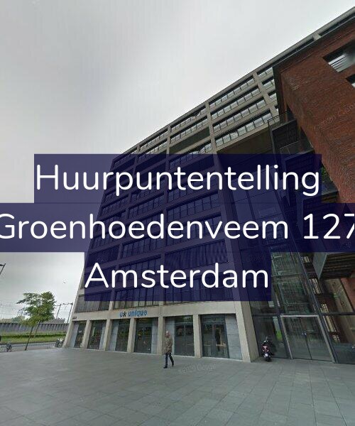 Foto gevel Huurpuntentelling voor Groenhoedenveem 127, Amsterdam