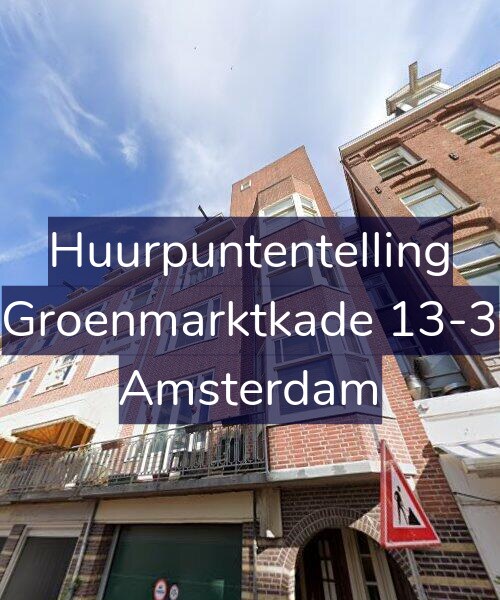 Foto gevel Huurpuntentelling voor Groenmarktkade 13-3, Amsterdam