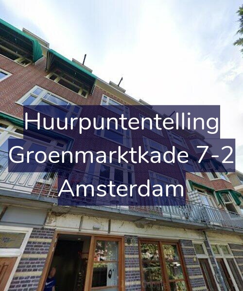 Foto gevel Huurpuntentelling voor Groenmarktkade 7-2, Amsterdam