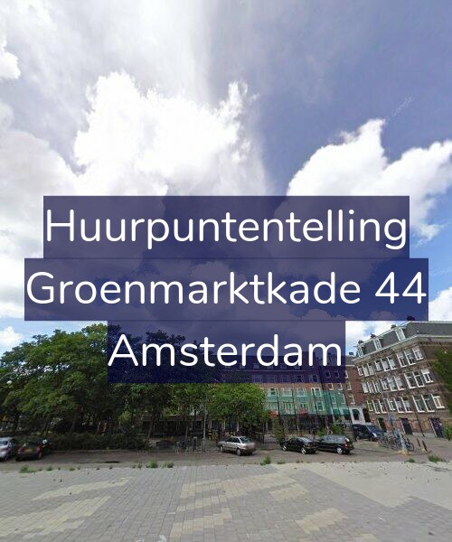 Foto gevel Huurpuntentelling voor Groenmarktkade 44, Amsterdam