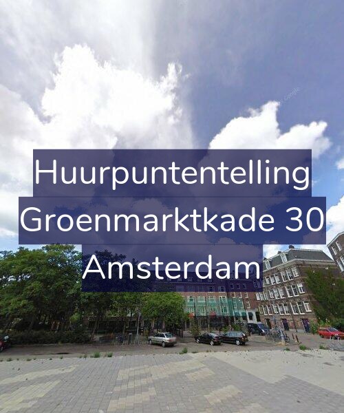 Foto gevel Huurpuntentelling voor Groenmarktkade 30, Amsterdam