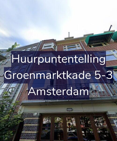 Foto gevel Huurpuntentelling voor Groenmarktkade 5-3, Amsterdam
