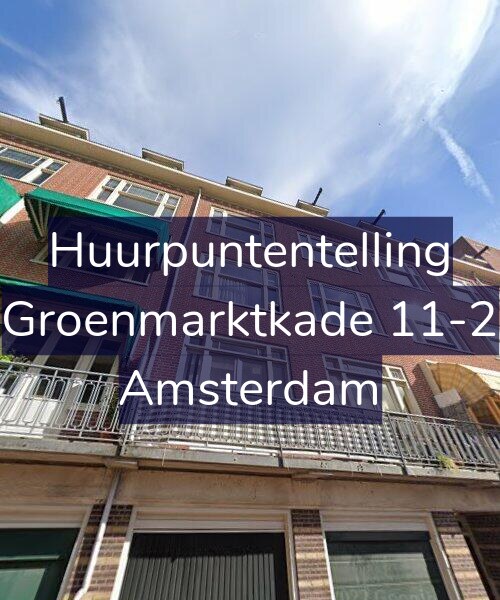 Foto gevel Huurpuntentelling voor Groenmarktkade 11-2, Amsterdam