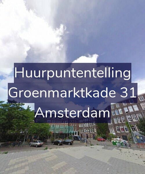 Foto gevel Huurpuntentelling voor Groenmarktkade 31, Amsterdam