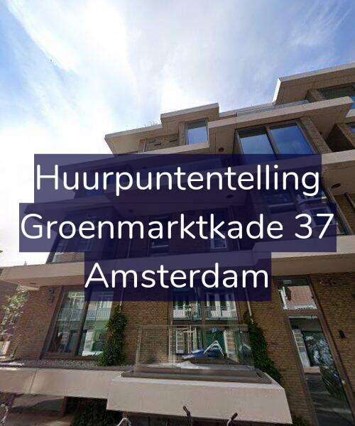 Foto gevel Huurpuntentelling voor Groenmarktkade 37, Amsterdam