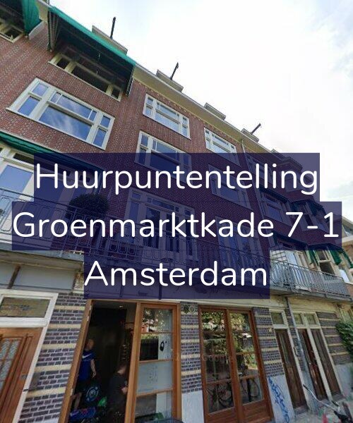 Foto gevel Huurpuntentelling voor Groenmarktkade 7-1, Amsterdam