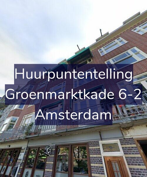 Foto gevel Huurpuntentelling voor Groenmarktkade 6-2, Amsterdam
