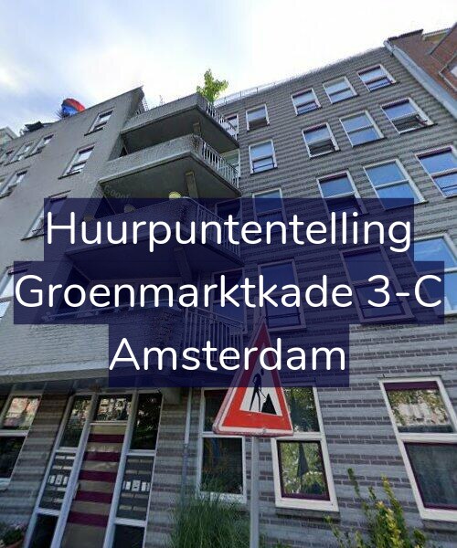 Foto gevel Huurpuntentelling voor Groenmarktkade 3-C, Amsterdam