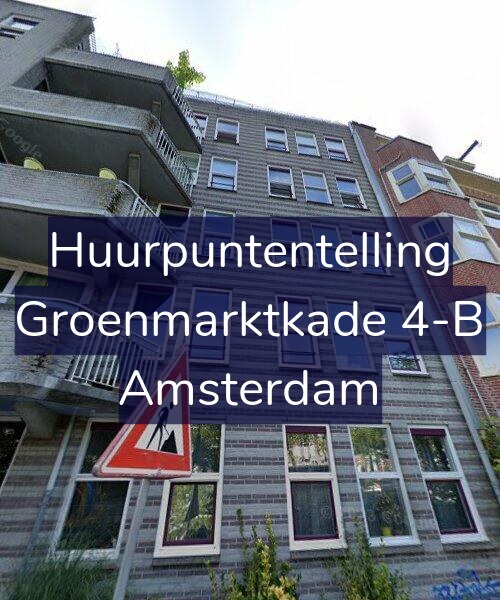 Foto gevel Huurpuntentelling voor Groenmarktkade 4-B, Amsterdam