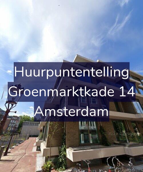Foto gevel Huurpuntentelling voor Groenmarktkade 14, Amsterdam