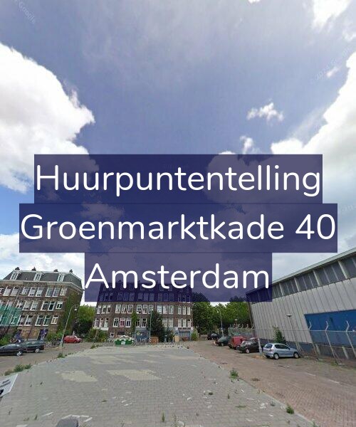Foto gevel Huurpuntentelling voor Groenmarktkade 40, Amsterdam