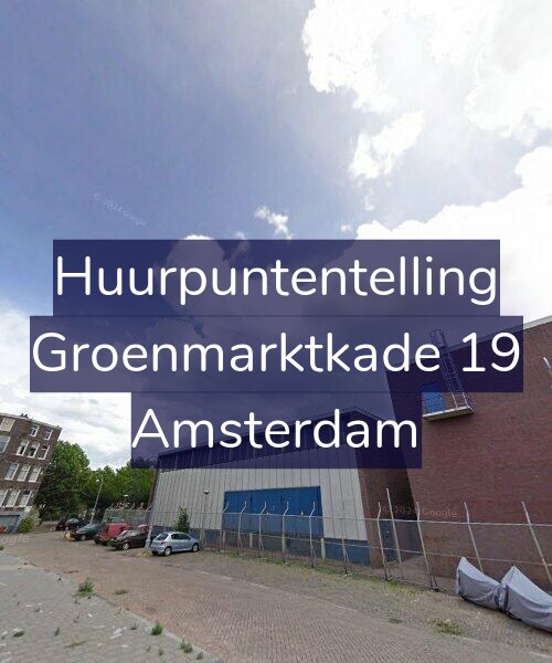 Foto gevel Huurpuntentelling voor Groenmarktkade 19, Amsterdam