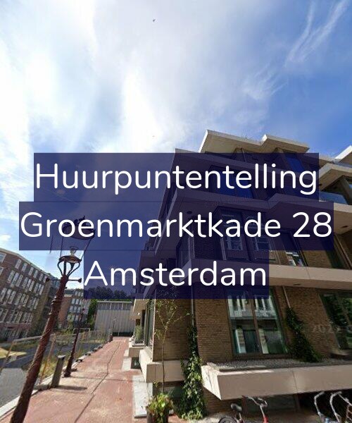 Foto gevel Huurpuntentelling voor Groenmarktkade 28, Amsterdam
