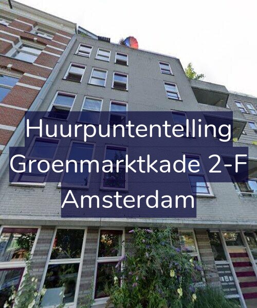 Foto gevel Huurpuntentelling voor Groenmarktkade 2-F, Amsterdam