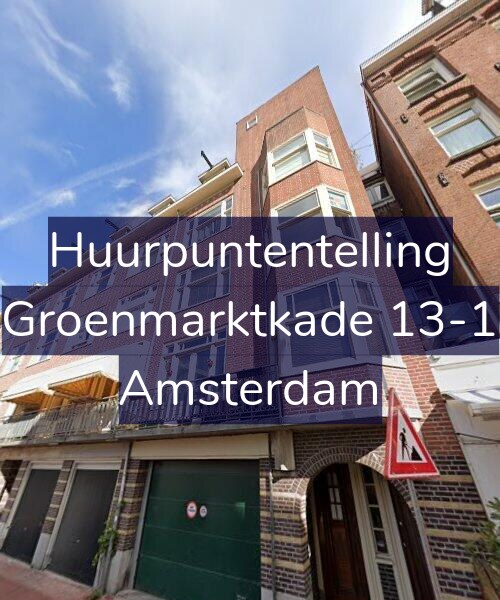 Foto gevel Huurpuntentelling voor Groenmarktkade 13-1, Amsterdam
