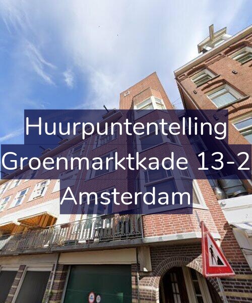 Foto gevel Huurpuntentelling voor Groenmarktkade 13-2, Amsterdam