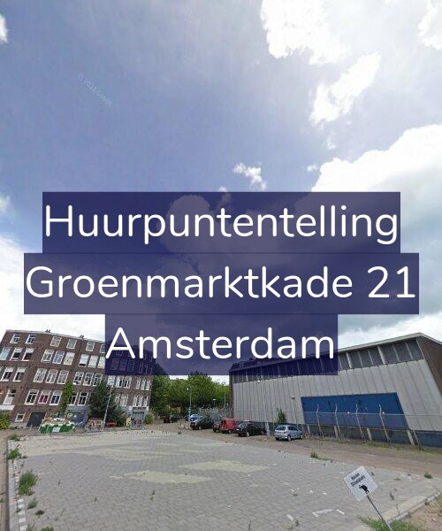 Foto gevel Huurpuntentelling voor Groenmarktkade 21, Amsterdam