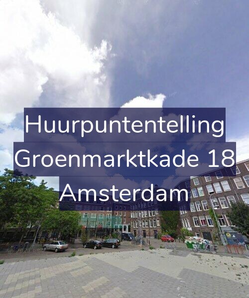 Foto gevel Huurpuntentelling voor Groenmarktkade 18, Amsterdam