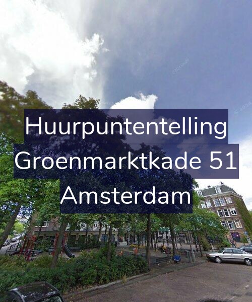 Foto gevel Huurpuntentelling voor Groenmarktkade 51, Amsterdam