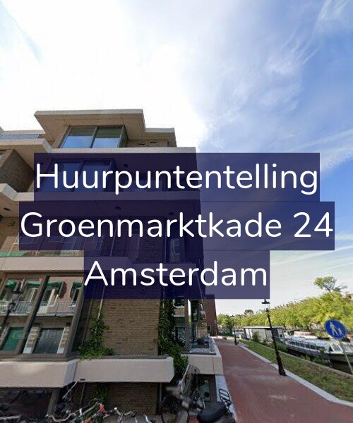 Foto gevel Huurpuntentelling voor Groenmarktkade 24, Amsterdam
