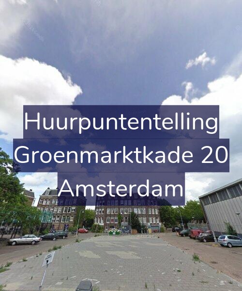 Foto gevel Huurpuntentelling voor Groenmarktkade 20, Amsterdam