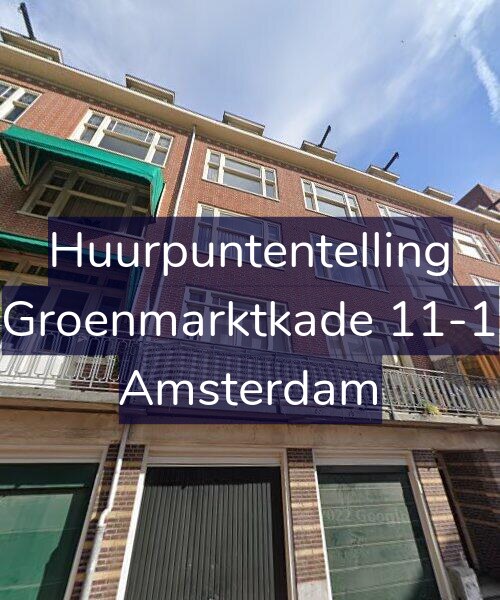 Foto gevel Huurpuntentelling voor Groenmarktkade 11-1, Amsterdam