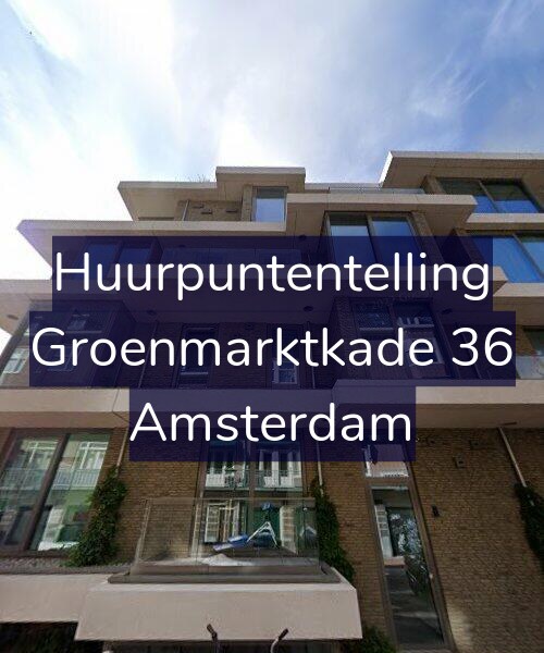 Foto gevel Huurpuntentelling voor Groenmarktkade 36, Amsterdam