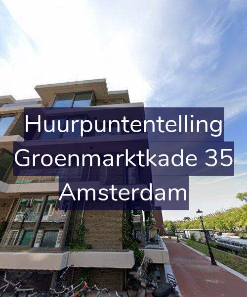 Foto gevel Huurpuntentelling voor Groenmarktkade 35, Amsterdam