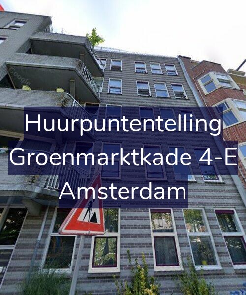 Foto gevel Huurpuntentelling voor Groenmarktkade 4-E, Amsterdam