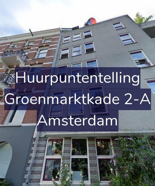 Foto gevel Huurpuntentelling voor Groenmarktkade 2-A, Amsterdam