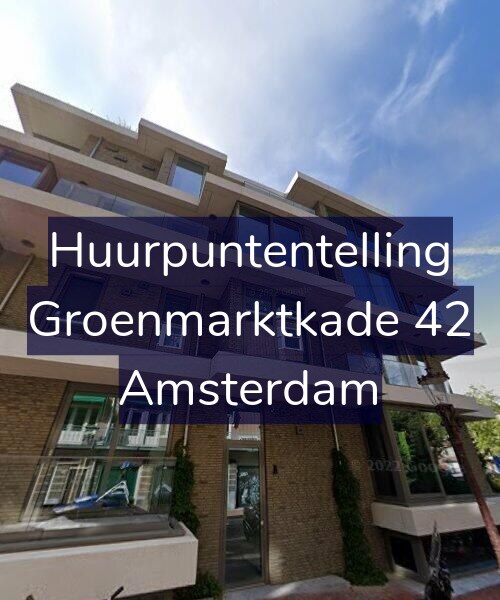 Foto gevel Huurpuntentelling voor Groenmarktkade 42, Amsterdam