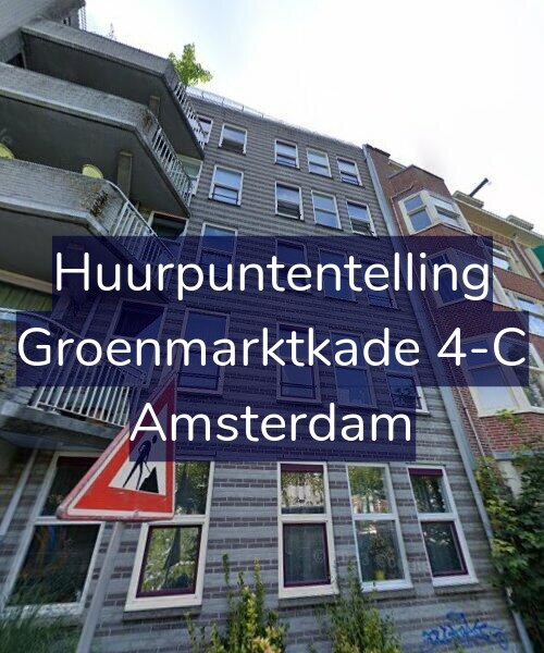 Foto gevel Huurpuntentelling voor Groenmarktkade 4-C, Amsterdam