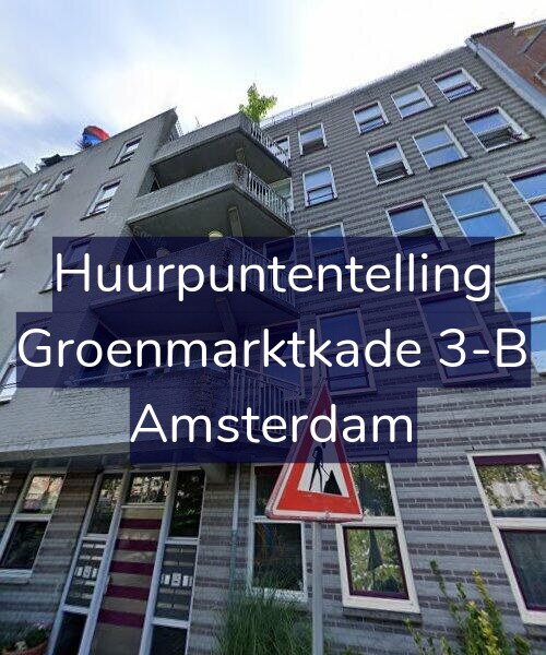Foto gevel Huurpuntentelling voor Groenmarktkade 3-B, Amsterdam